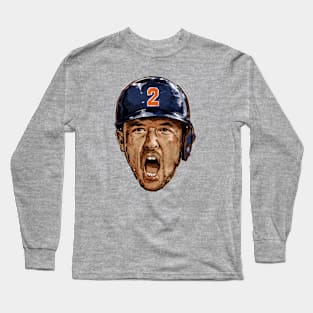 Alex Bregman Houston Scream Long Sleeve T-Shirt